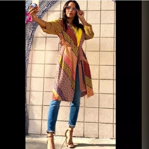 Cabi Poet Multicolor Patterned Women's Jacket - Picture 2 of 10